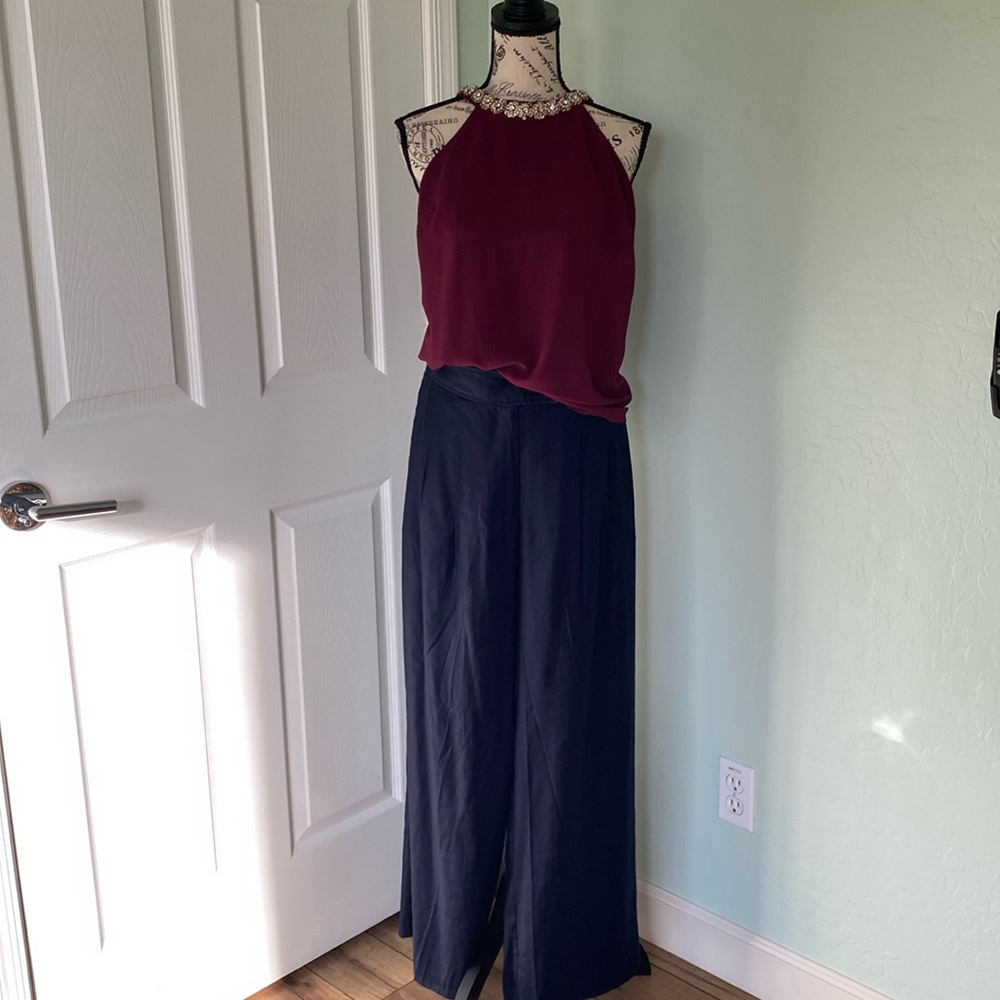 Soieblu high neck line halter top!